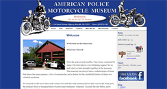 Desktop Screenshot of americanpolicemotorcyclemuseum.com