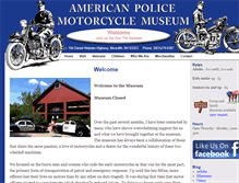 Tablet Screenshot of americanpolicemotorcyclemuseum.com